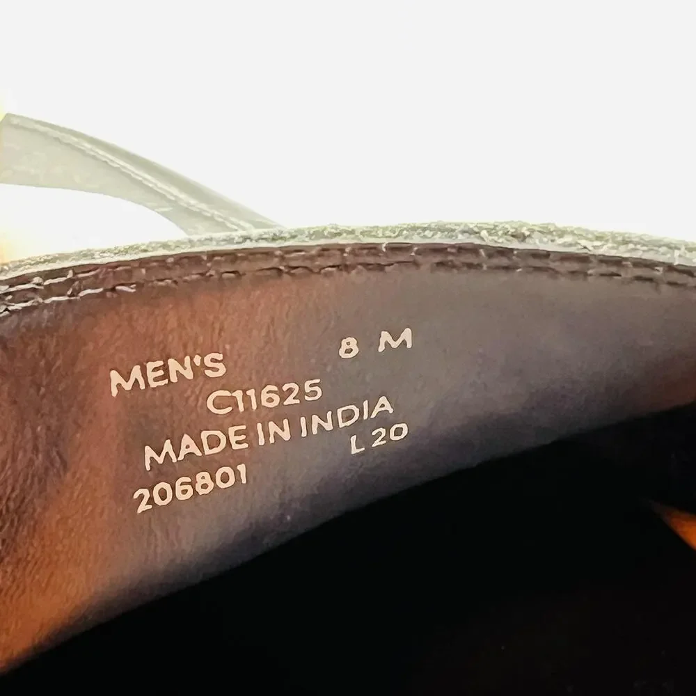 Cole Haan Shoes Mens 8 Black Leather Loafers Slip On Dress Almond Toe Classic